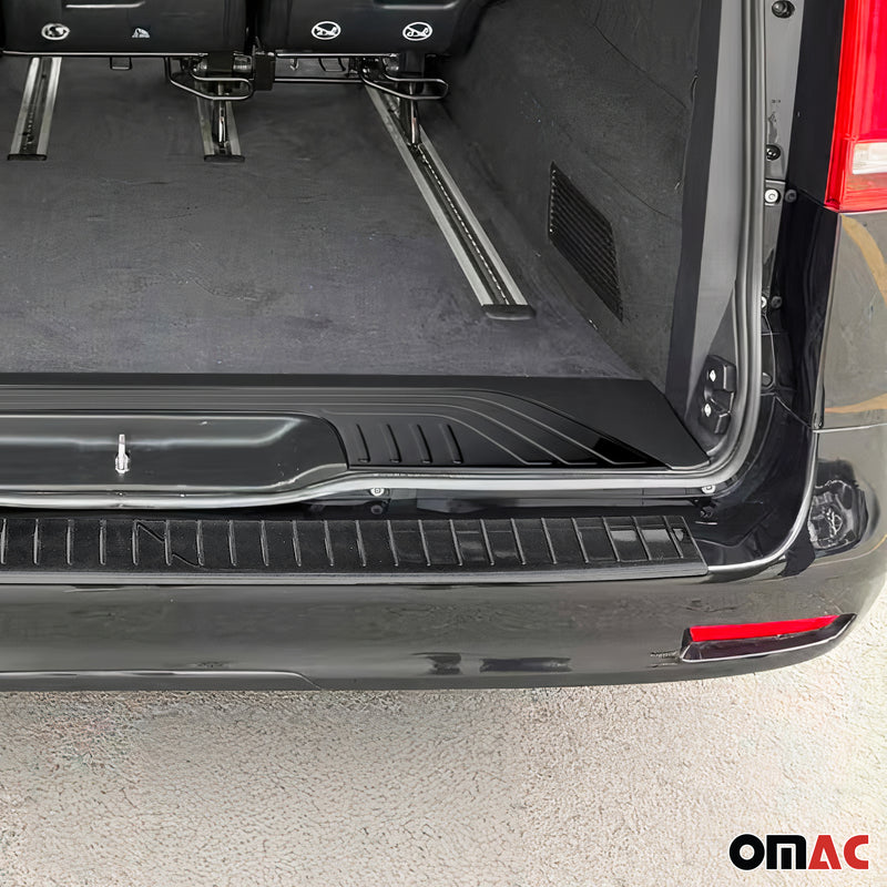 Kit Protection de Pare-Chocs arrière pour Mercedes Vito W447 2014-25 Sombre inox