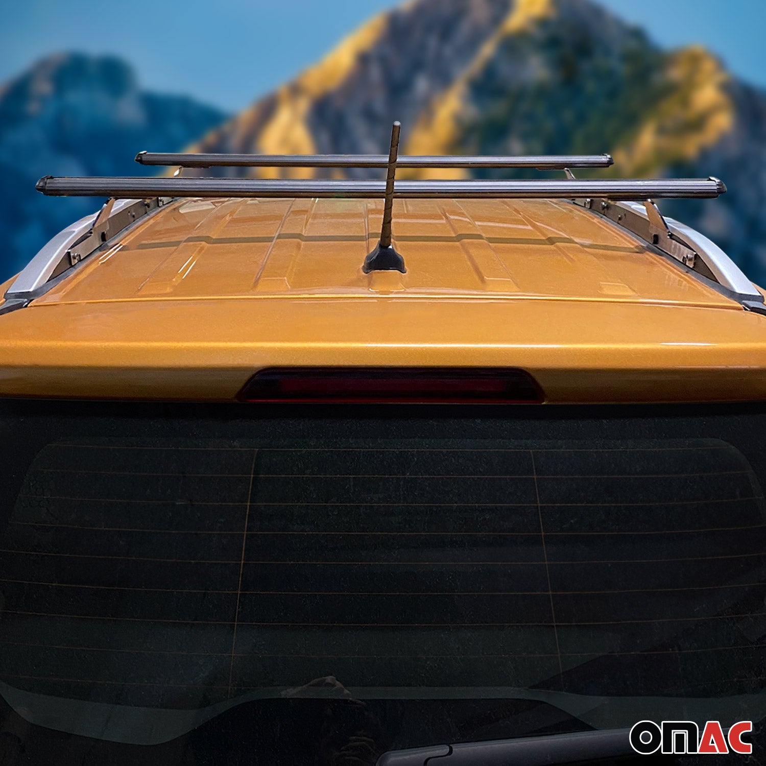 Barres de toit transversales pour Ford Ecosport 2013-2022 Aluminium Noir