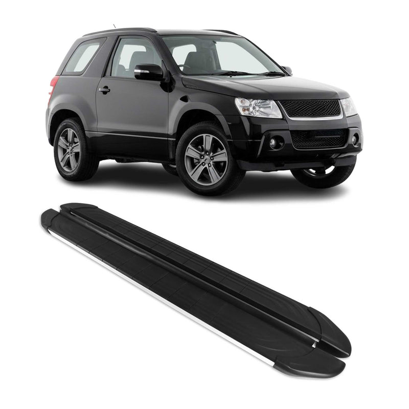 Marchepieds Latéraux pédale pour Dacia Bigster 2024-2025 2Pcs Aluminium Noir