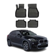 OMAC Tapis de sol caoutchouc pour BMW X2 F39 2018-2023 Noir Premium