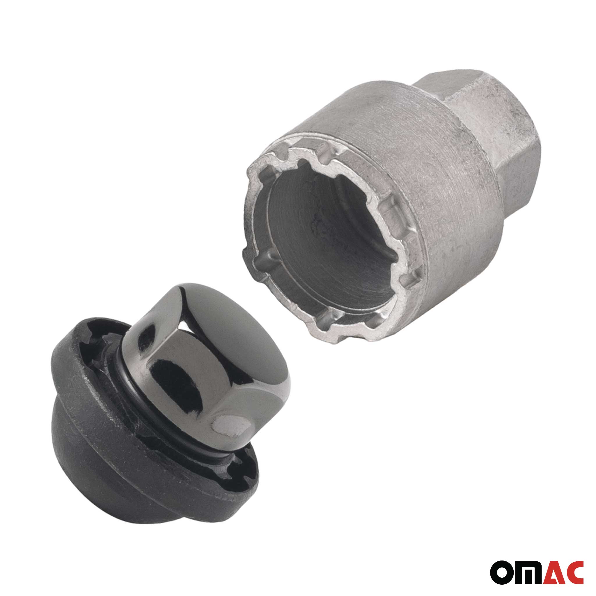 Vis de roue antivol pour Honda Accord 2008-2026 Acier Noir lot de 4 M12X1,5