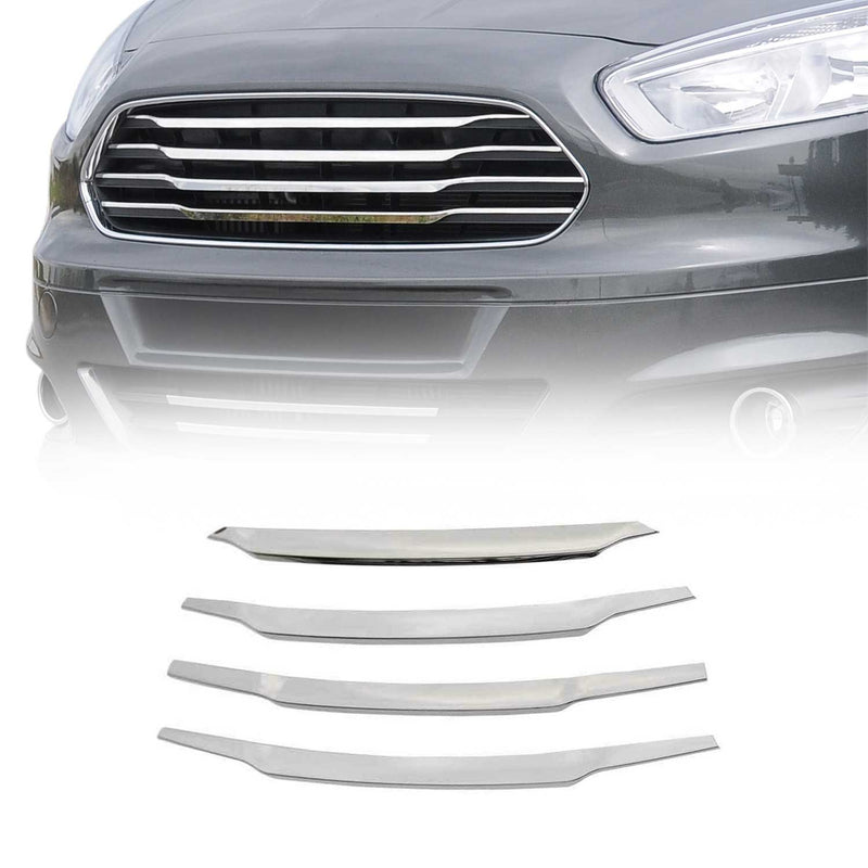 Moulure de Grille de Calandre pour Ford Transit Courier 2014-2017 Chromé 4Pcs