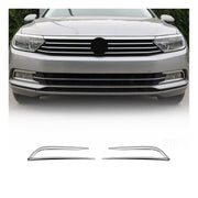 Cadre Phare Antibrouillard pour VW Passat B8 3G 2015-2019 en acier inox Chromé