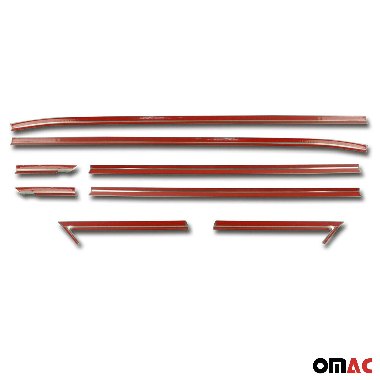 Garniture de Fenêtre pour Opel Crossland X 2017-2024 Acier Inox 8Pcs