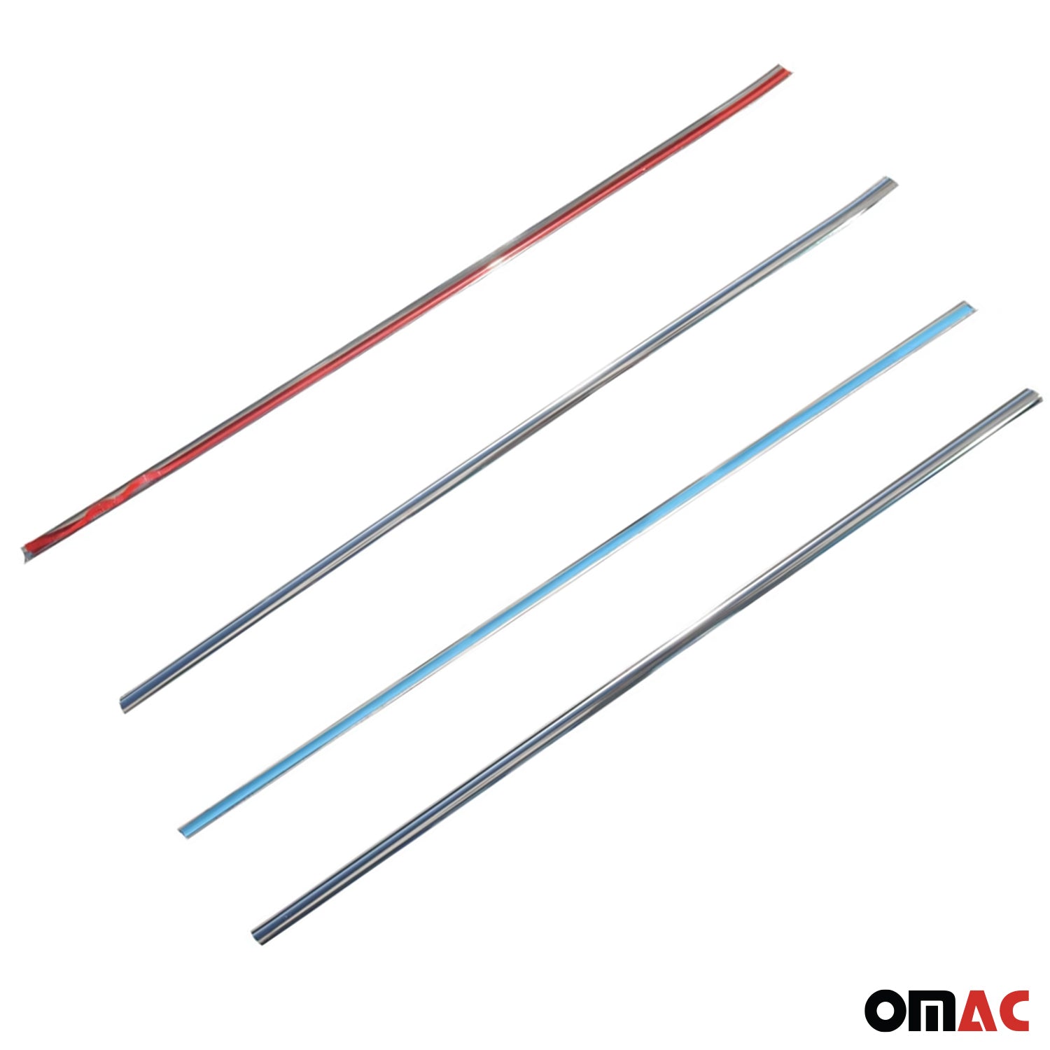 Garniture de Fenêtre pour Toyota RAV4 2006-2012 Acier Inox 4Pcs