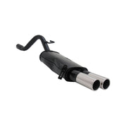 Échappement arrière sport Novus pour Fiat Grande Punto 199 2x76mm avec ABE