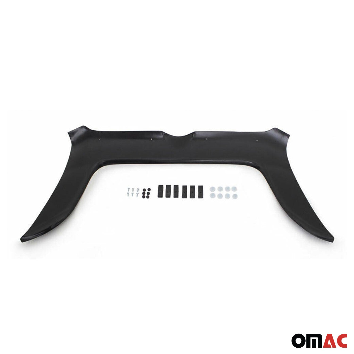 Deflecteurs d'air capot de voiture pour Fiat Doblo 2010-2014 Acrylique Noir