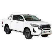 Pare-buffle Avant pour Toyota Hilux 2021-2026 63mm en Acier Inoxydable Argent
