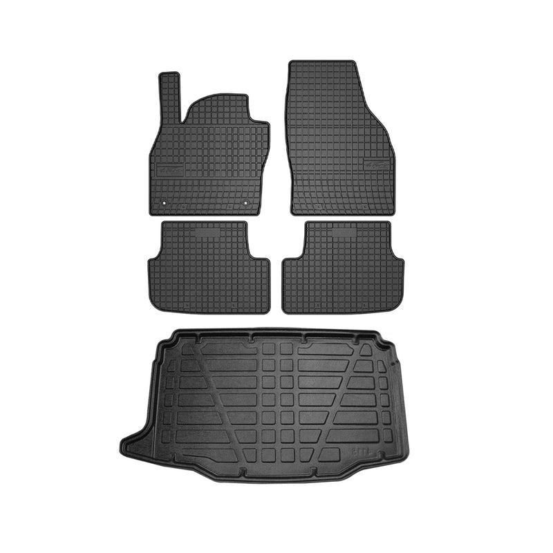 Kit Tapis de sol et coffre pour Seat Arona 2017-2024 Noir TPE