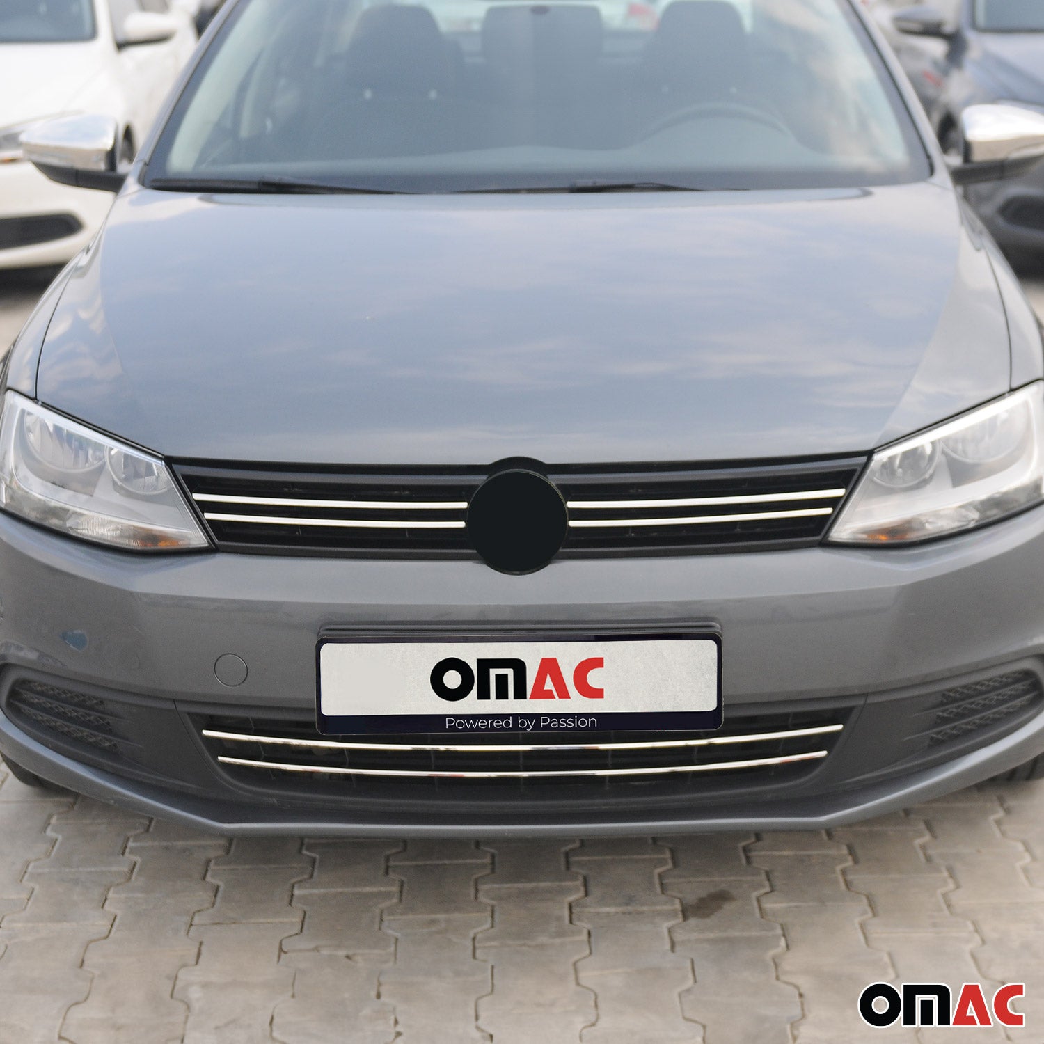 Moulure de Grille de Calandre pour VW Jetta 2011-2014 Chromé 6Pcs