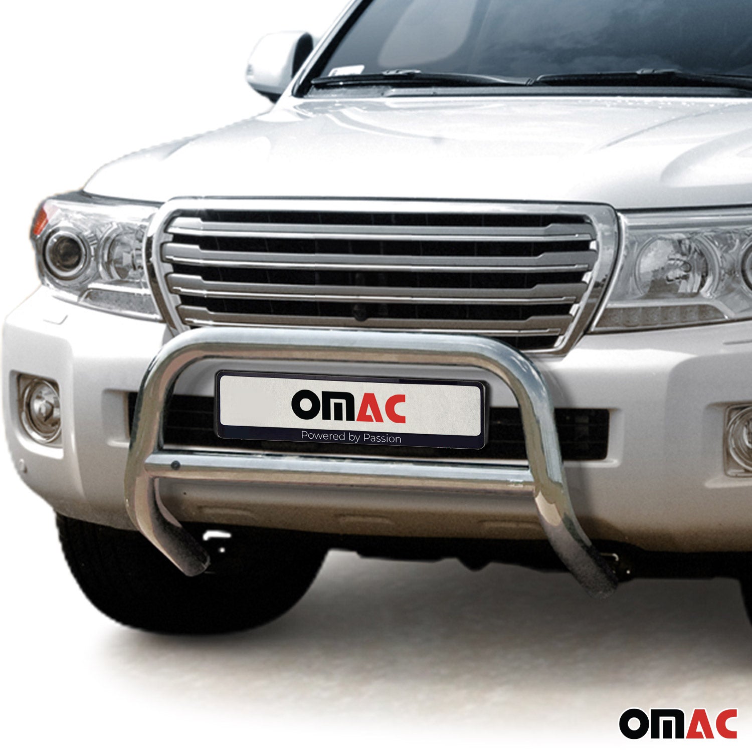 Pare-Buffle Avant Pour Toyota Land Cruiser V8 2012-2016 Acier Argent