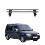 Barres de toit Transversales pour Citroen Berlingo MK1 1996-2010 Alu Gris 2x