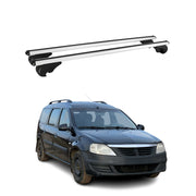 Barres de toit Transversales pour Dacia Logan MCV 2007-2012 Aluminium Argent