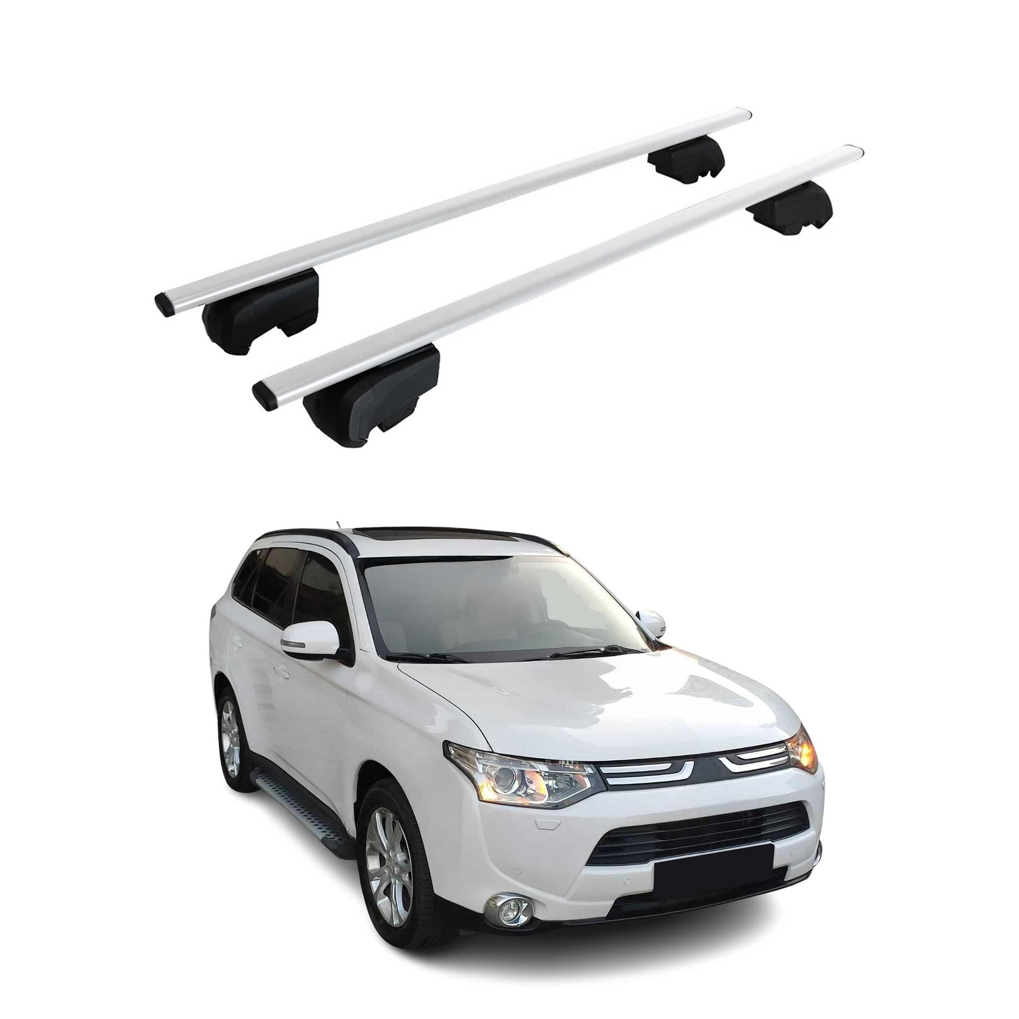 Barres de toit Transversales pour Mitsubishi Outlander 2012-2020 ABE