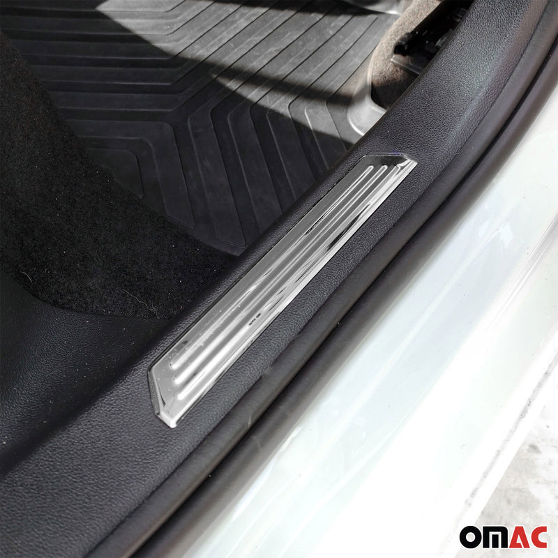 Protection Seuils de Porte pour VW Golf 2019-2025 Acier inox chromé 4 Pcs