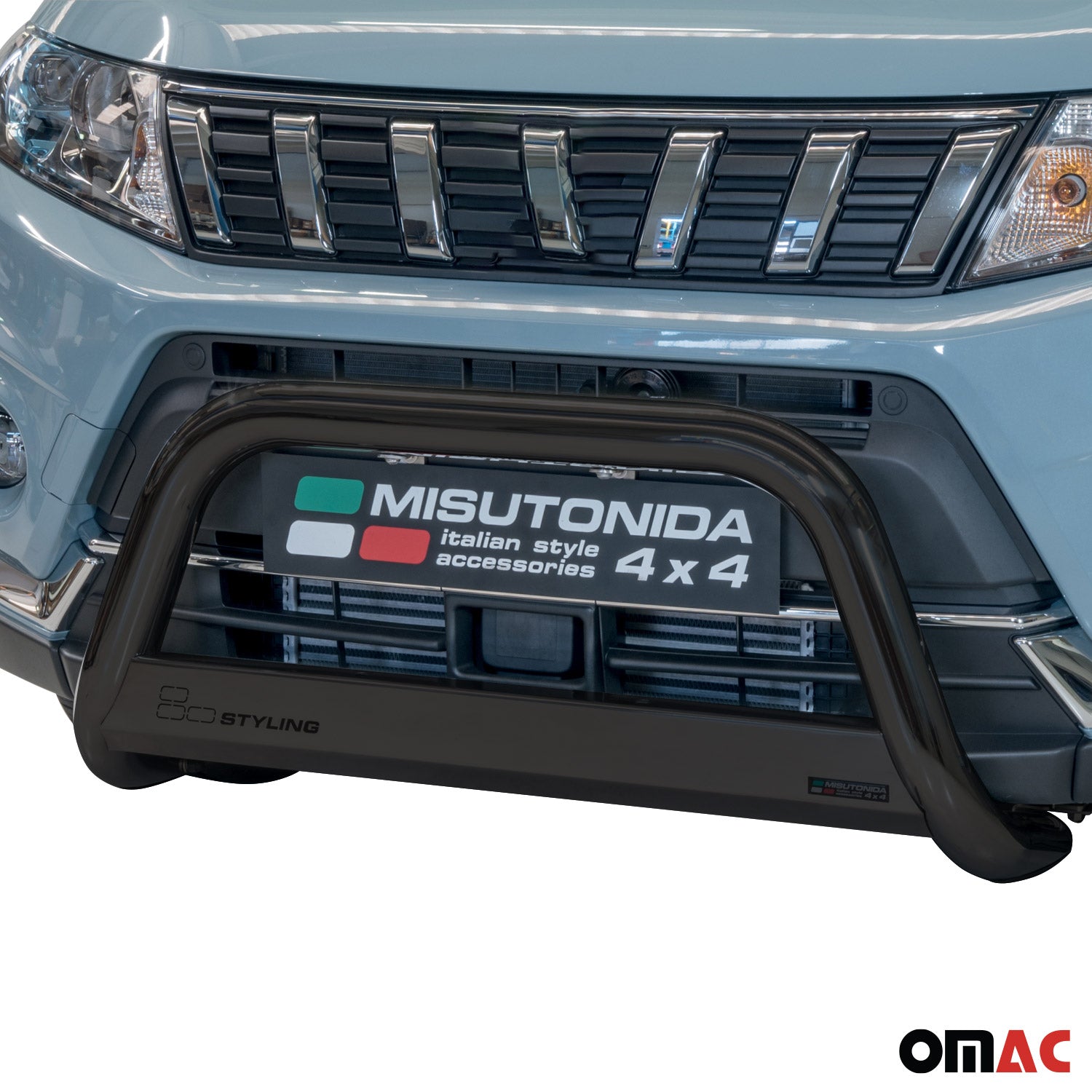 Pare-buffle Avant pour Suzuki Vitara 2019-2026 63 mm en Acier Noir
