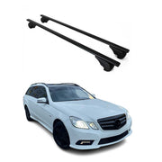Barres de toit Transversales pour Mercedes Classe E S212 2009-2016 Fer Noir