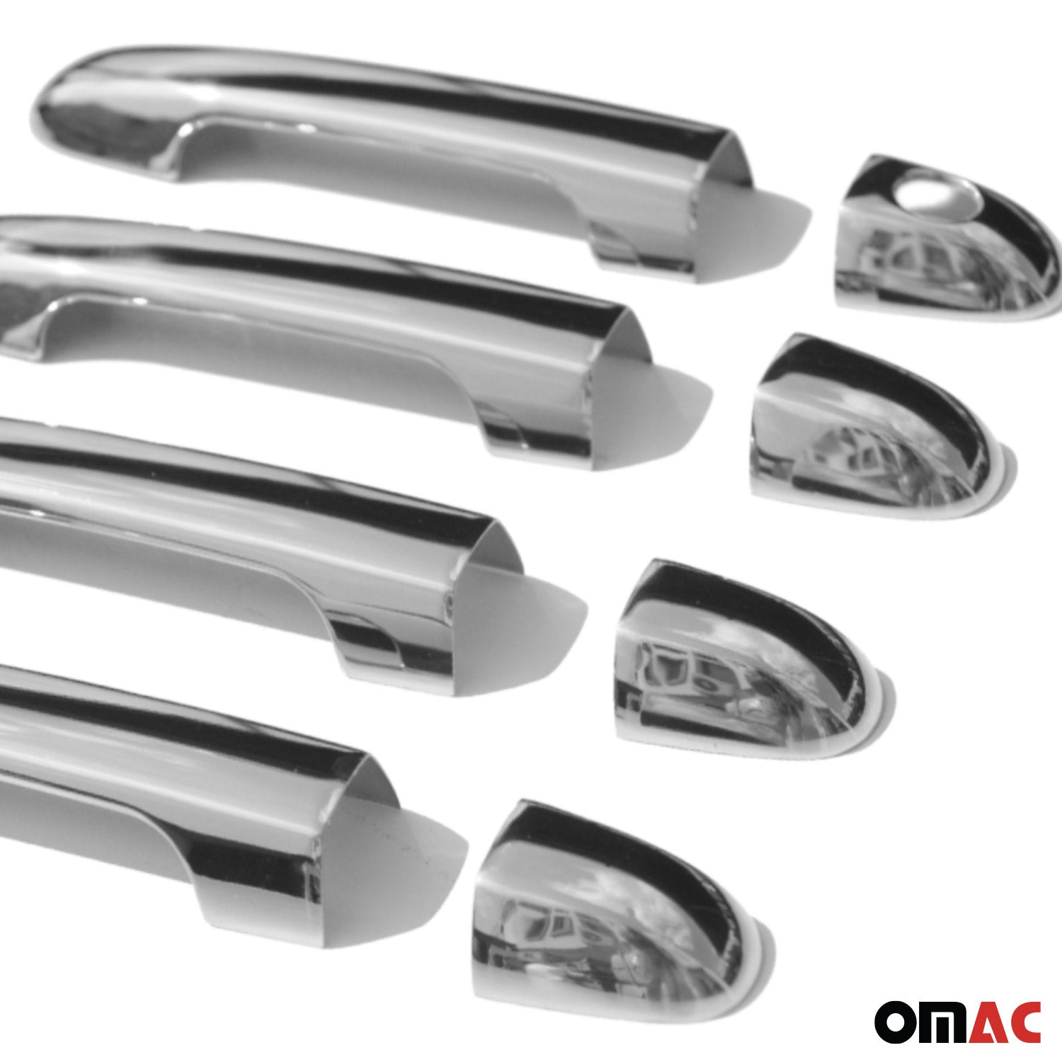 Couverture Poignée de porte pour Hyundai i30 2007-2012 4 portes Acier inox 8Pcs