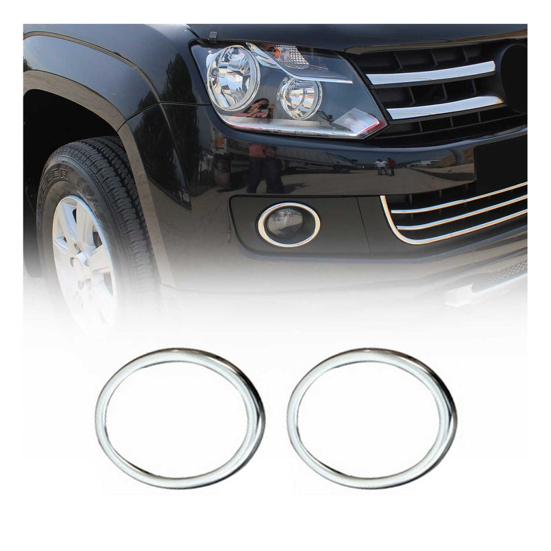 Cadre Phare Antibrouillard pour VW Amarok Trendline 2010-2012 acier inox Chromé