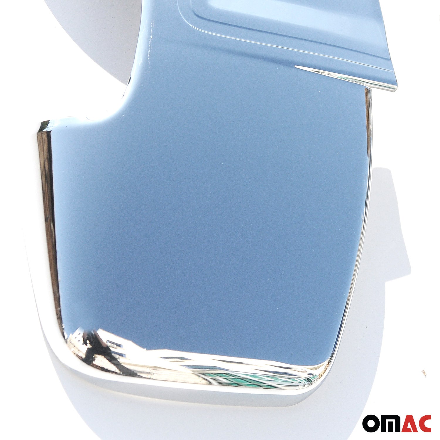 Coques de Rétroviseurs pour Ford Transit 2015-2026 en ABS Argent Chromé 2Pcs