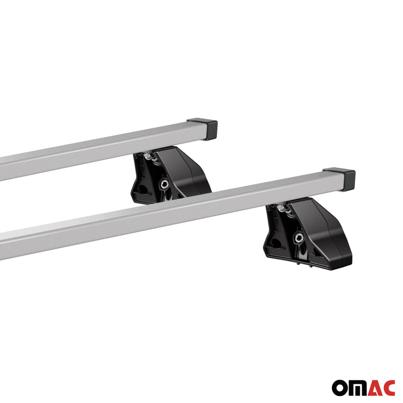 Barres de toit transversales pour Peugeot 308 2007-2014 Acier Gris