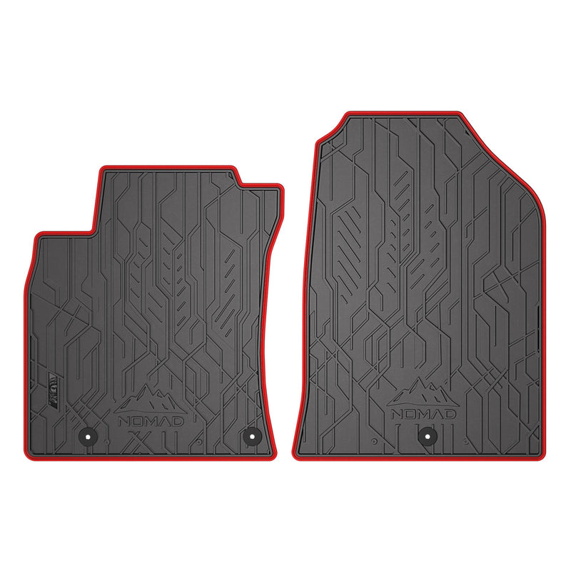 Tapis de Sol de Voiture pour Hyundai i30 III 2017-25 Caoutchouc Noir-Rogue 2Pcs