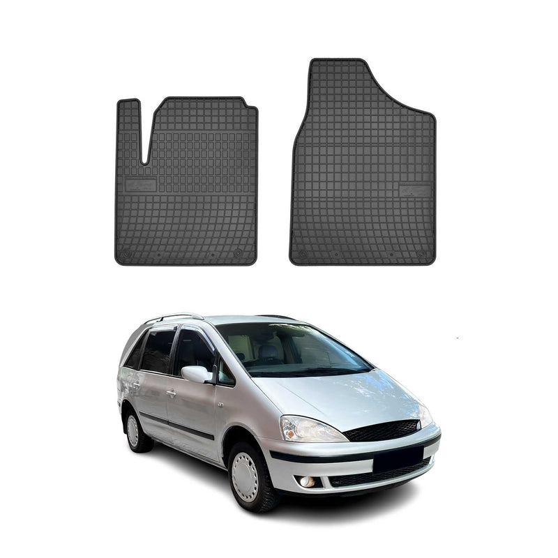 Tapis de Sol pour Ford Galaxy 1995-2006 Noir Caoutchouc