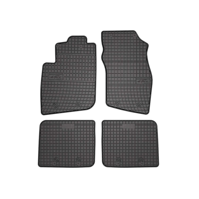 Tapis de Sol pour Volvo S40 1995-2004 Caoutchouc Noir