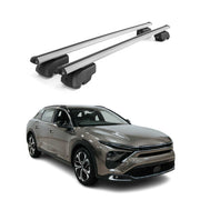Barres de toit Transversales pour Citroen C5 X I 2022-2025 Alu Gris ABE