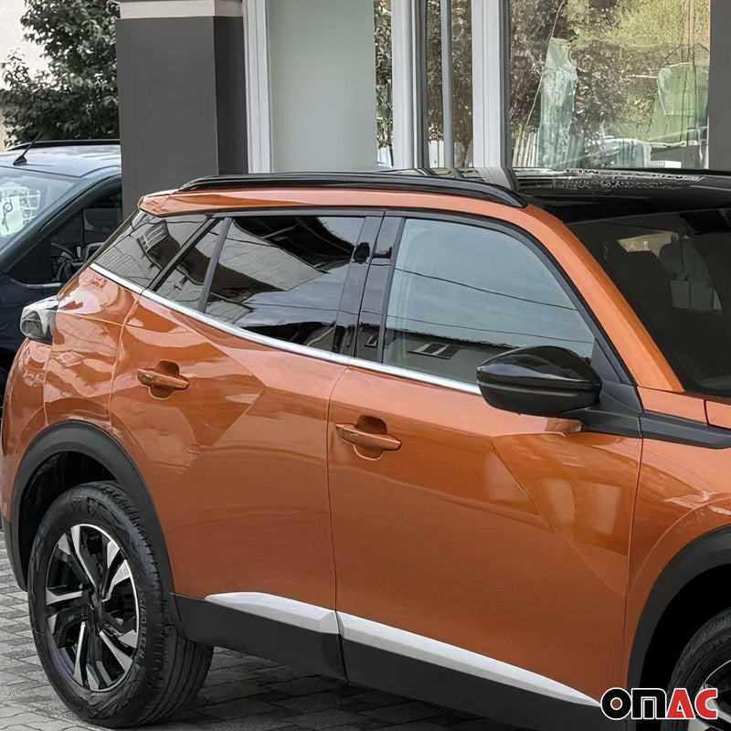 Garniture de Fenêtre pour Peugeot 2008 SUV 2019-2023 Acier Inox 6Pcs