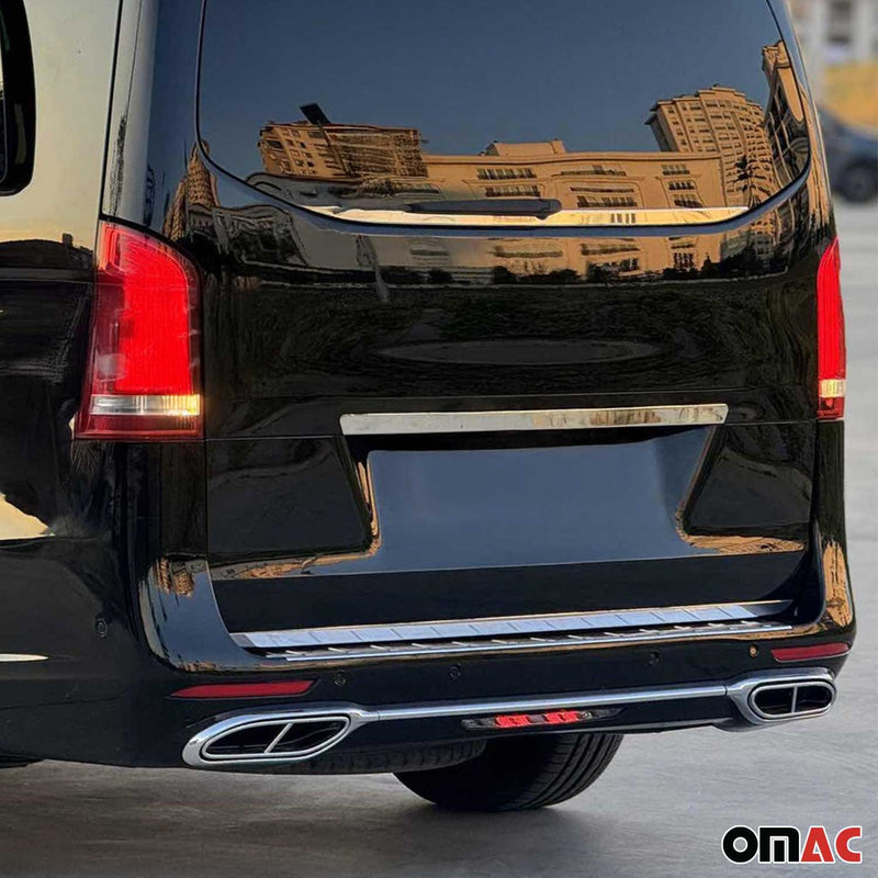 Garniture de Hayon Coffre pour Mercedes Vito W447 2014-2025 acier inox