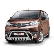 Pare-Buffle Avant Pour Toyota Proace 2016-2026 en Acier Inoxy Argent