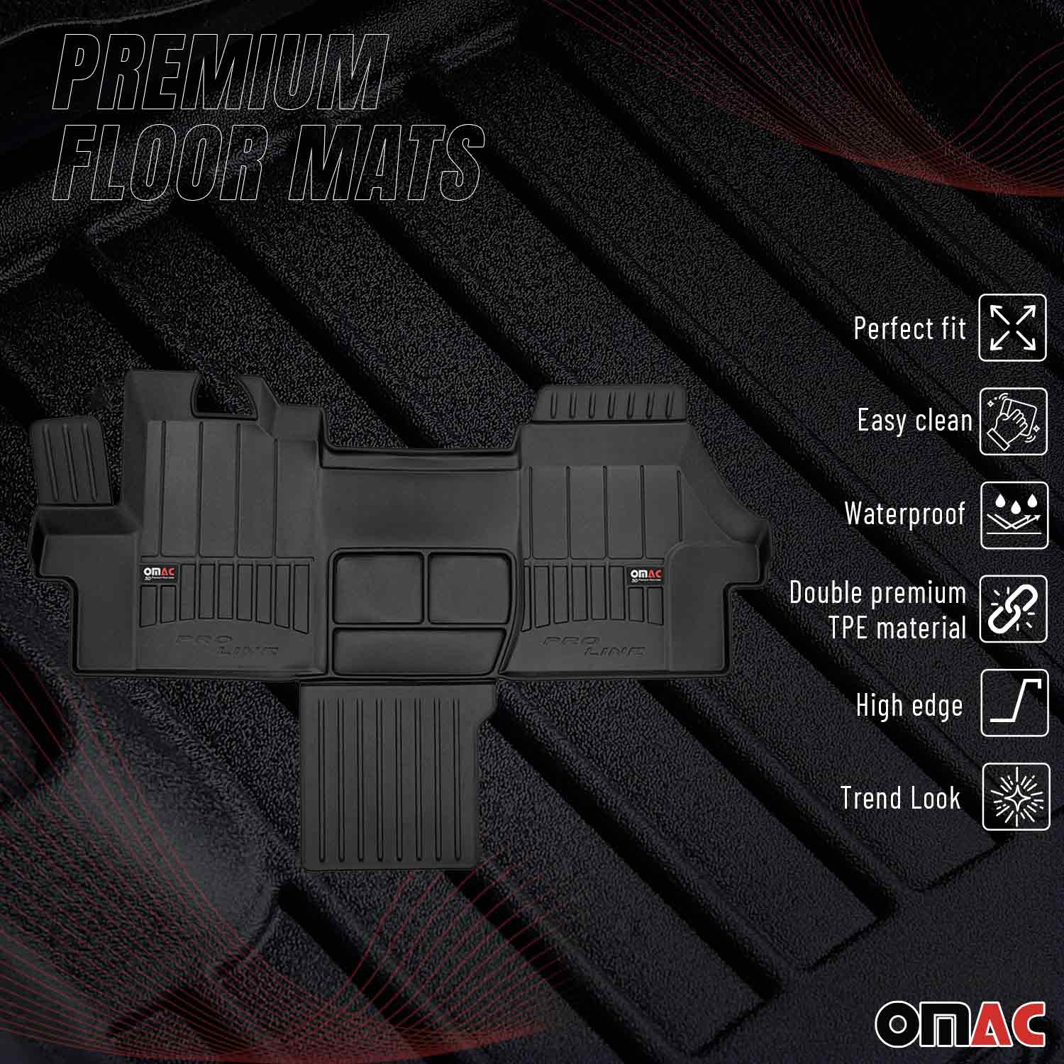 Tapis de Sol pour Citroen Jumper 2006-2016 TPE Noir