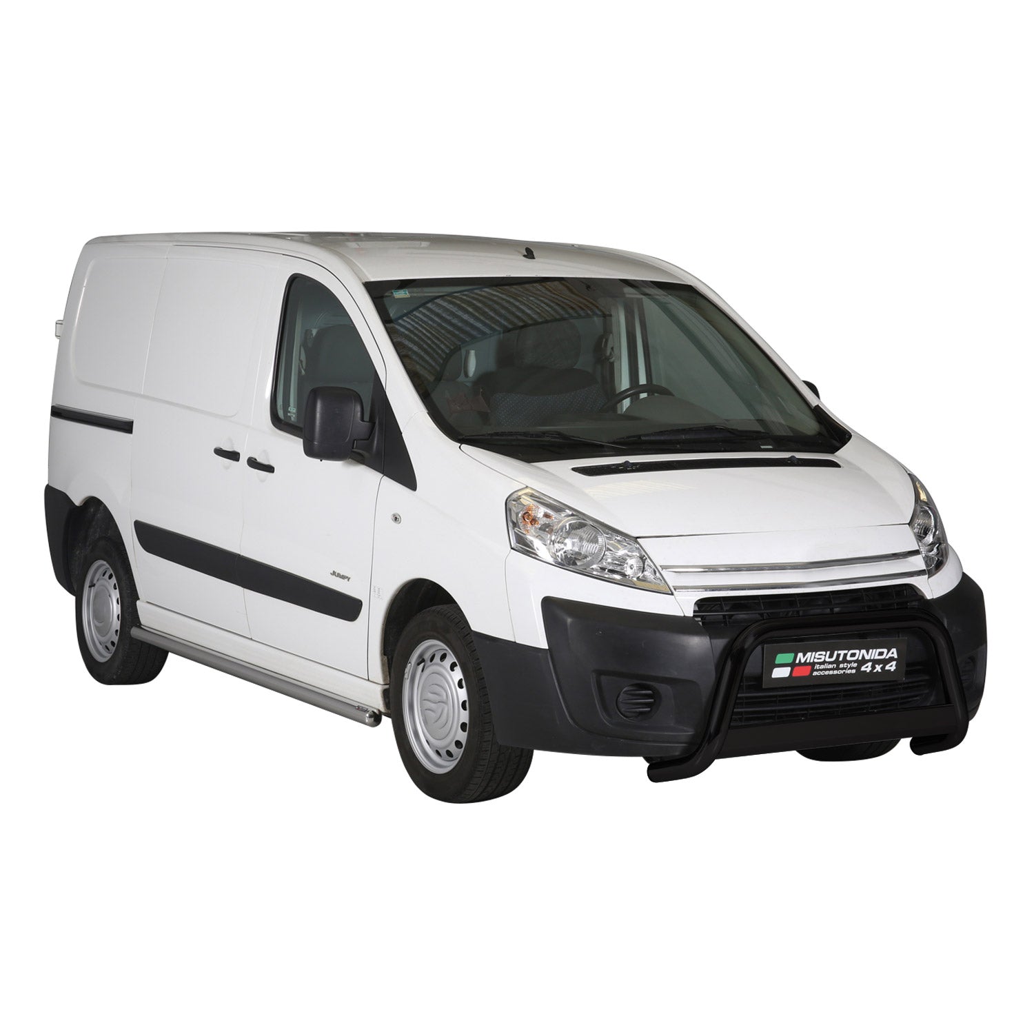 Pare-buffle Avant pour Citroen Jumpy 2006-2015 63 mm en Acier Noir