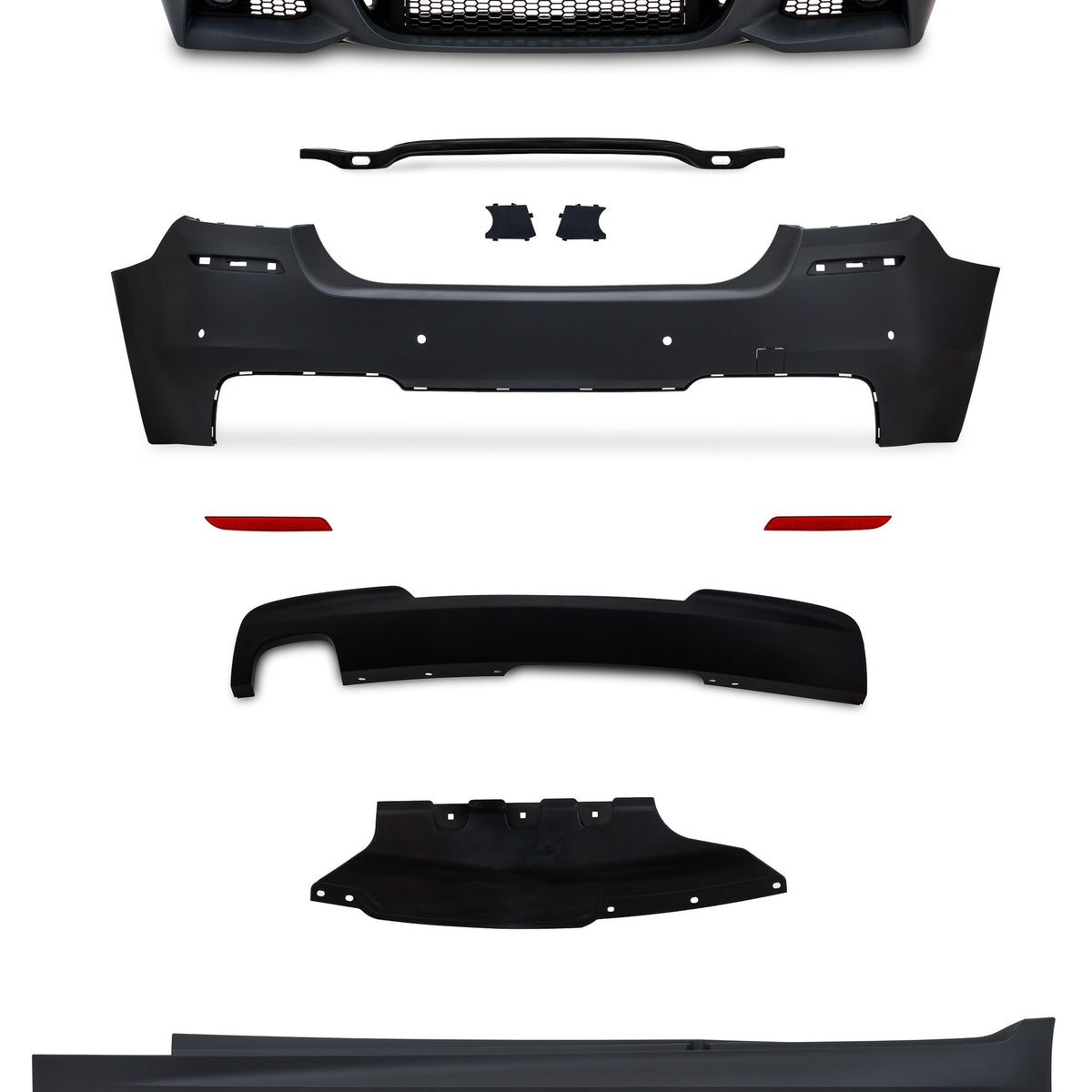 JOM Kit Pare-chocs & Bas de Caisse pour BMW Série 5 F10 2010-2013 Sport-Design PDC