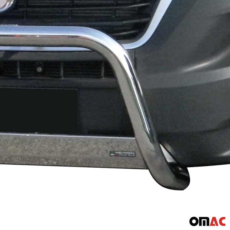 Pare-buffle Avant pour Fiat Ducato 2014-2020 63 mm en Acier Gris