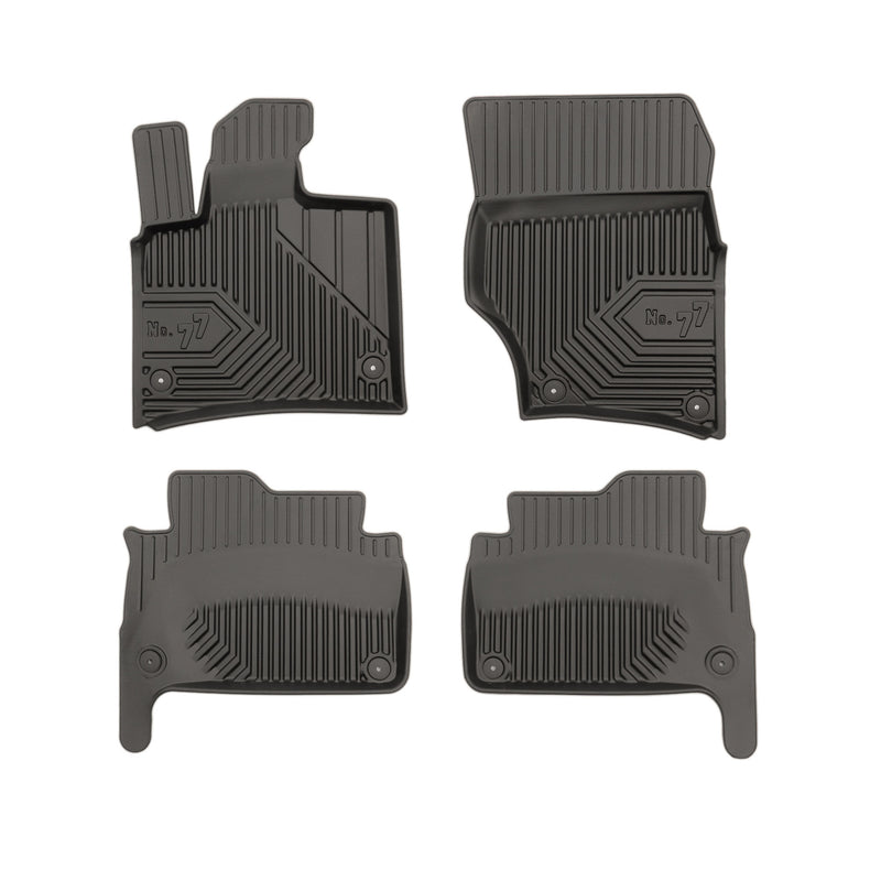 Tapis de Sol de Voiture pour Audi Q7 I 2005-2015 TPE Antidérapant Noir 4Pcs