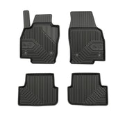 Tapis de Sol de Voiture pour VW Polo VI 2017-2026 TPE Antidérapant Noir 4Pcs