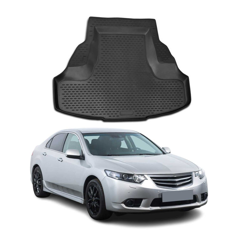 Tapis de Coffre pour Honda Accord 2008-2022 TPE Noir