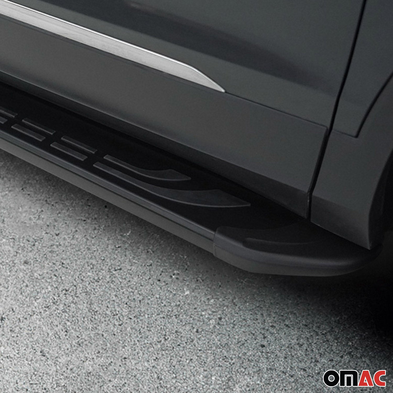 Marche-pieds pour Citroen C3 Aircross / e-C3 Aircross 2024-2026 Alu Noir 2x