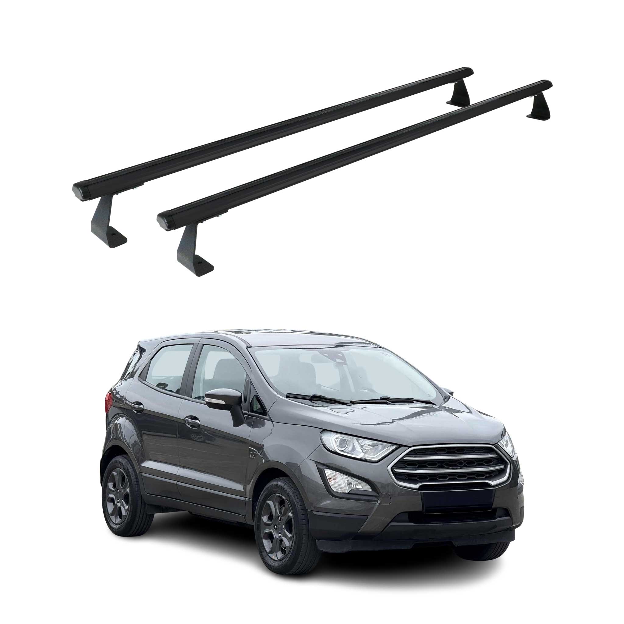 Barres De Toit Transversales Pour Honda CR-V 2017-2022 Noir en Aluminium