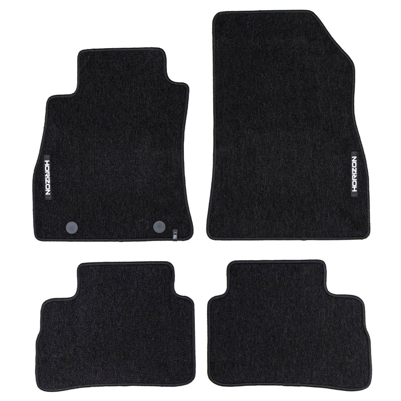 Tapis de Sol de Voiture pour Nissan Juke I 2010-2019 Velours Imperméable 4Pcs