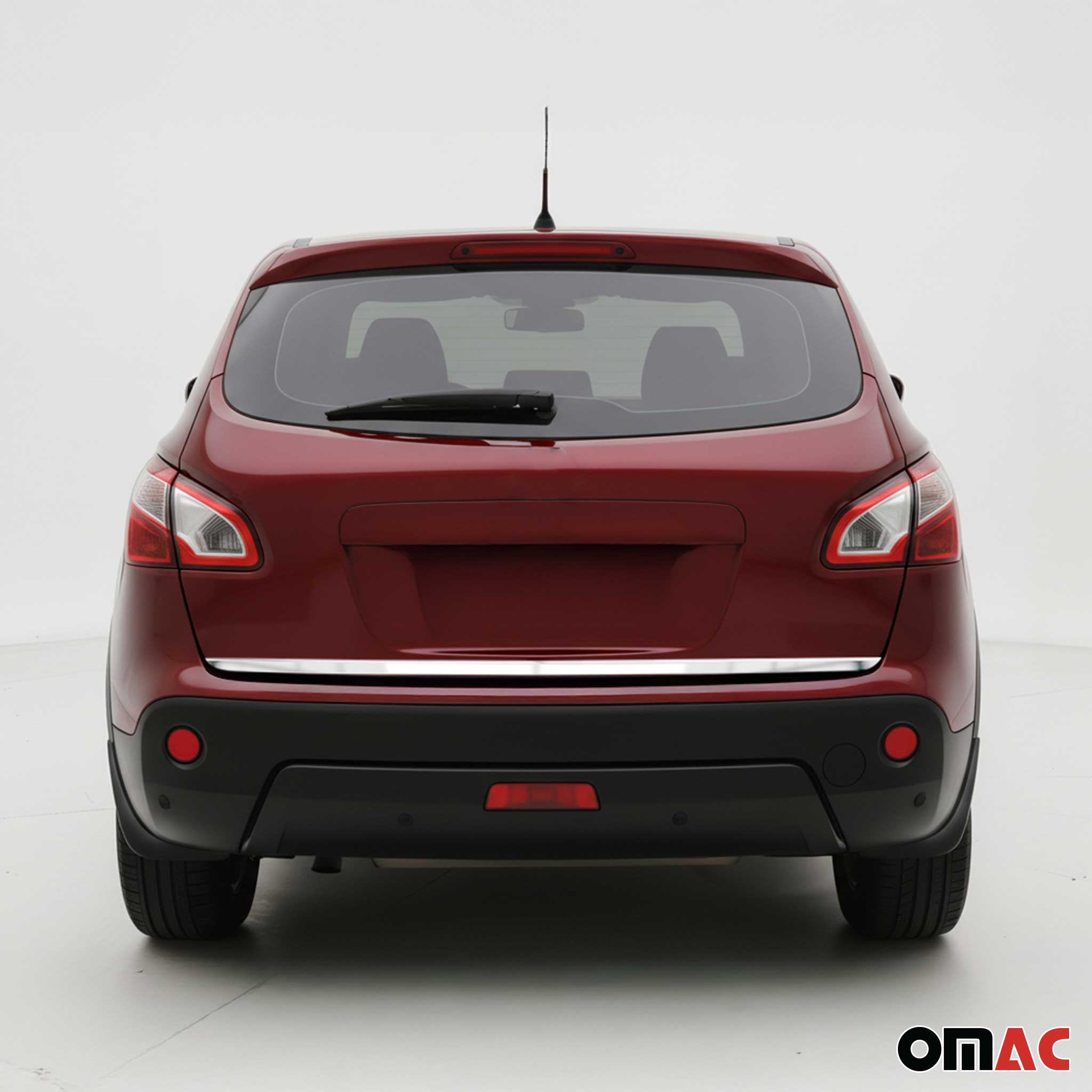 Garniture de Hayon Coffre pour Nissan Qashqai 2014-2021 acier inox Brossé