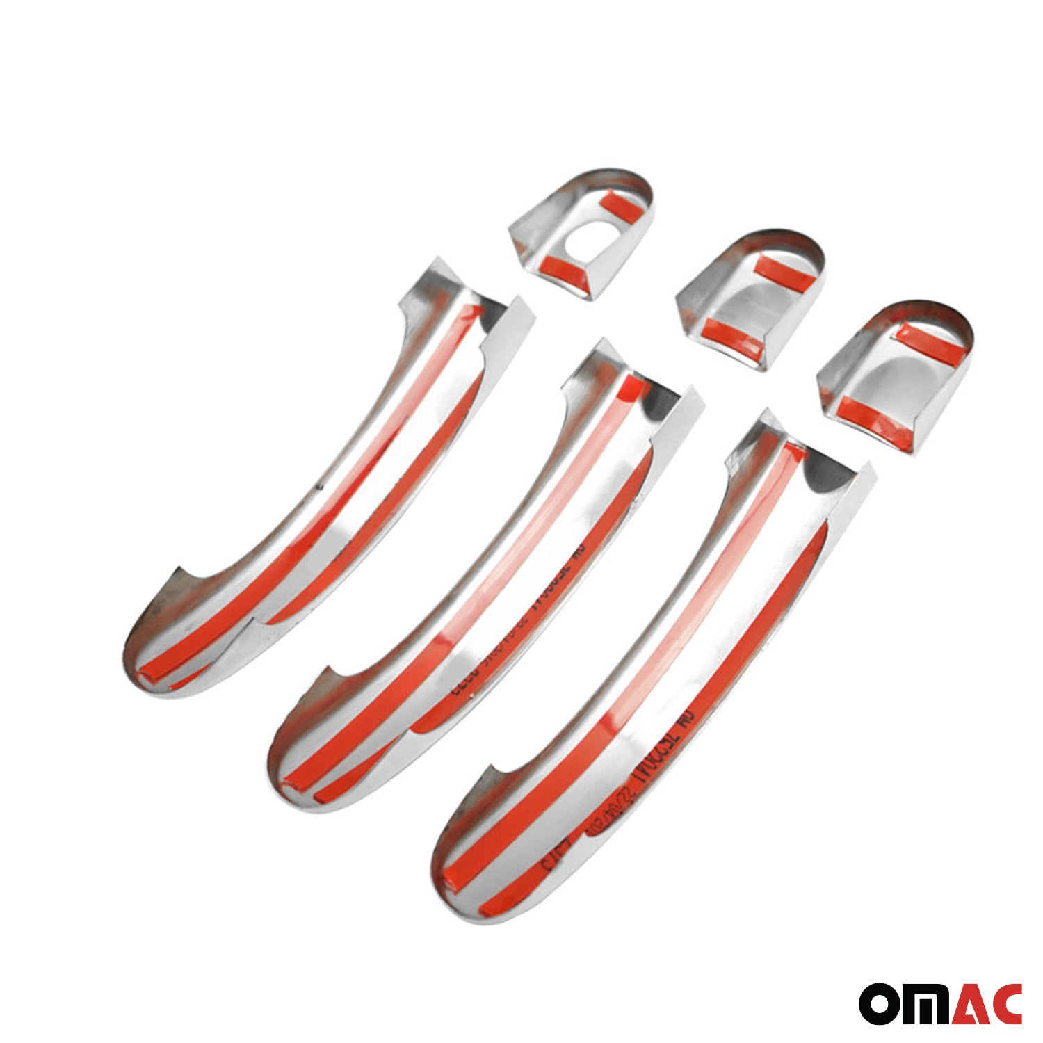 Couverture Poignée de porte pour VW Multivan T5 2003-2015 3 Portes Acier 6Pcs