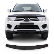 Deflecteurs d'air capot de voiture pour Mitsubishi L200 2005-2015 Acrylique Noir