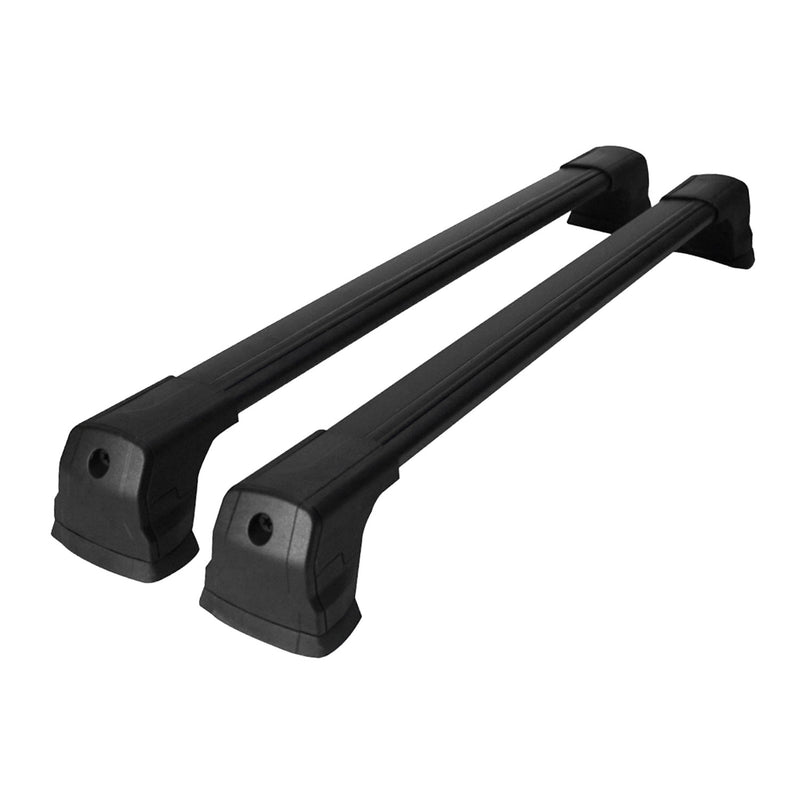 Barres de toit transversales pour BMW Série 1 E87 E81 HB 2004-2011 Alu Noir