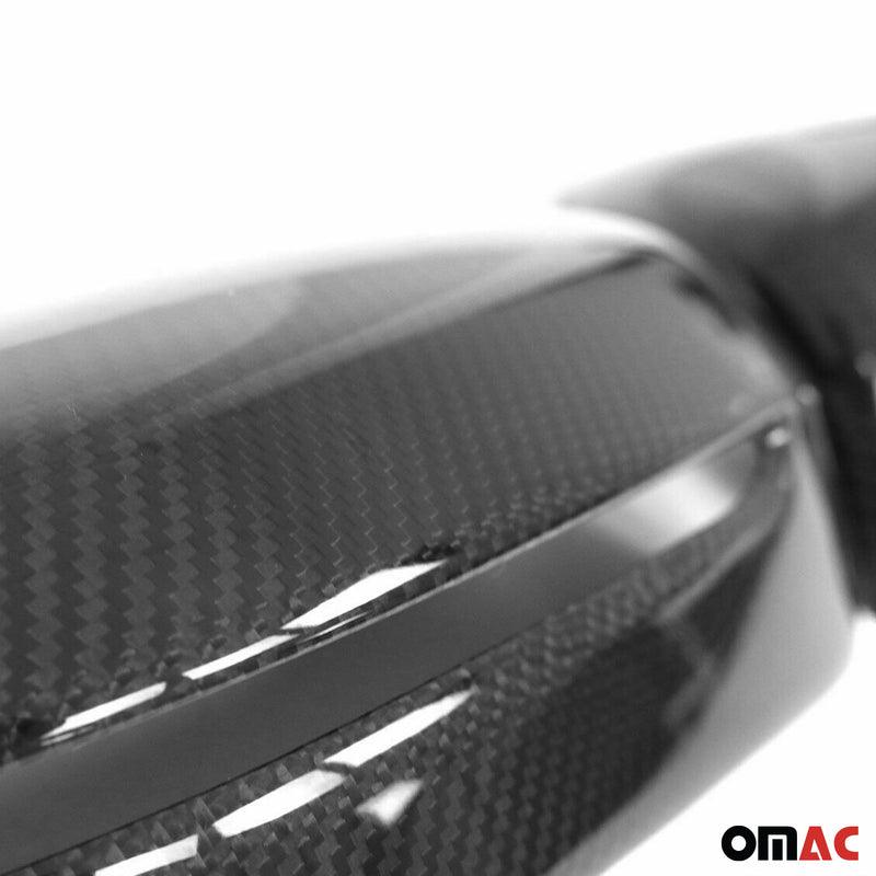 Coques de rétroviseurs pour BMW Série 3 G20 G21 2019-2025 en Carbone Noir