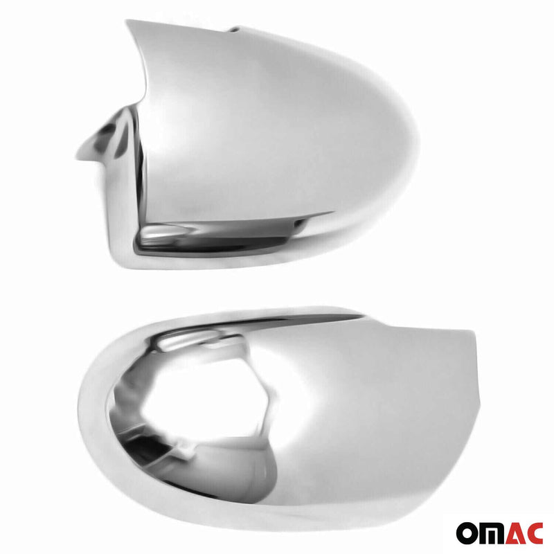 Coques de Rétroviseurs pour Hyundai Accent Era 2005-2012 2x ABS Chrome Argenté