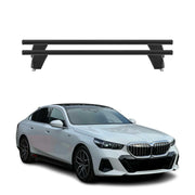 Menabo Barres de toit transversales pour BMW 5 G60 2024-2026 Alu Noir 2x