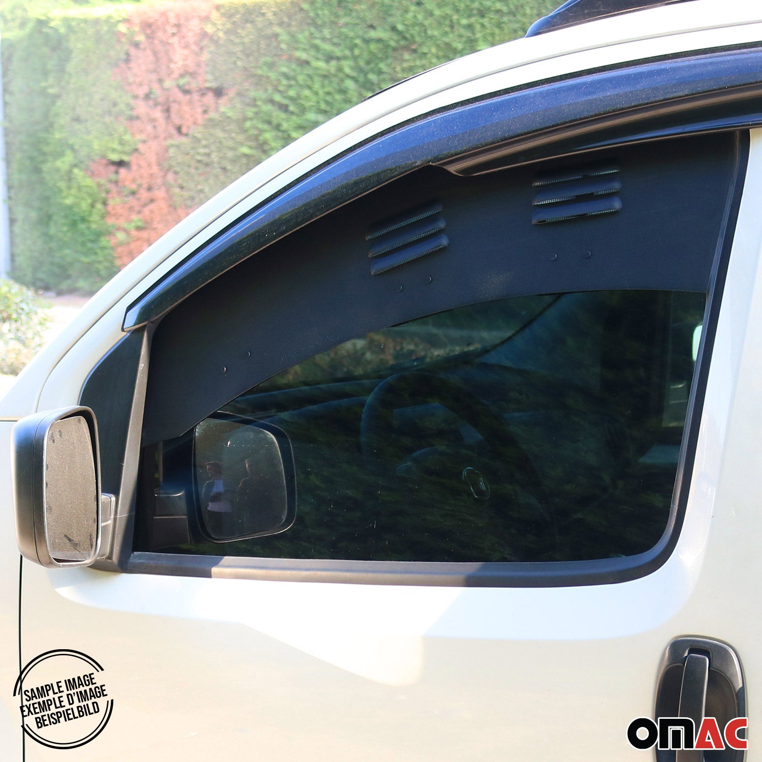 Grille d'aération de Fenêtre pour Peugeot Partner 2019-2025 Noir